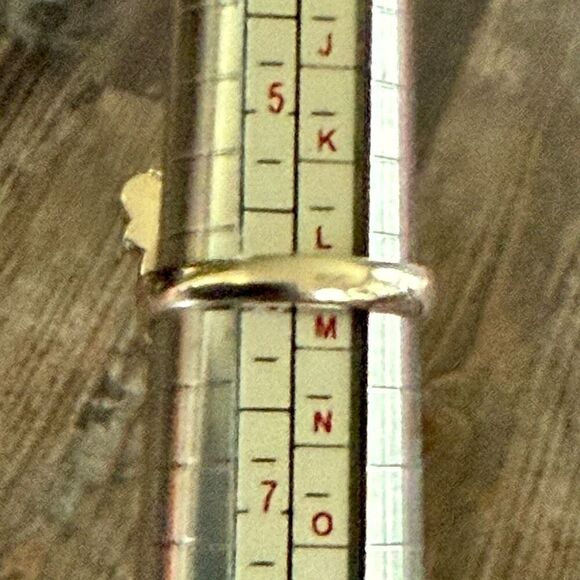 Western Purple Dahlia Turquoise Cactus Boho Statement Ring Sterling Silver Sz 6 - Picture 7 of 8